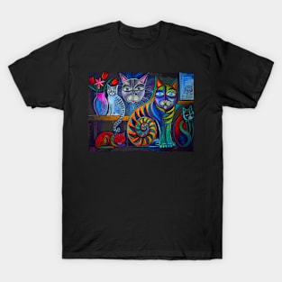 Neon Cats T-Shirt